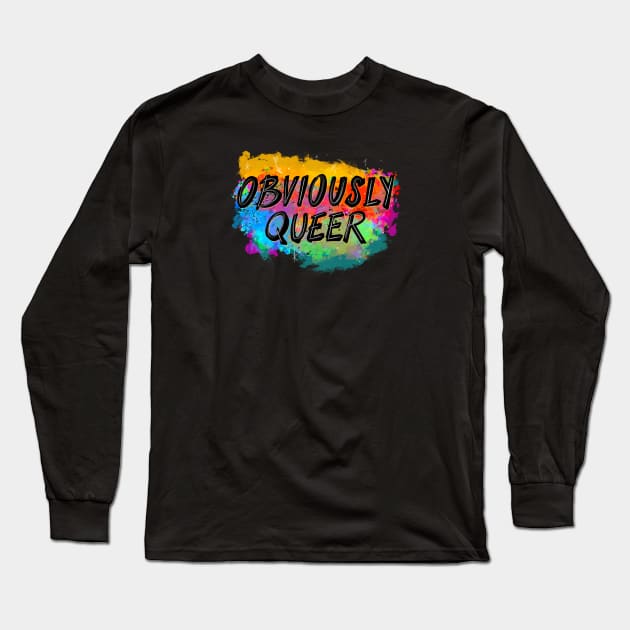 Obviously Queer Long Sleeve T-Shirt by FindChaos